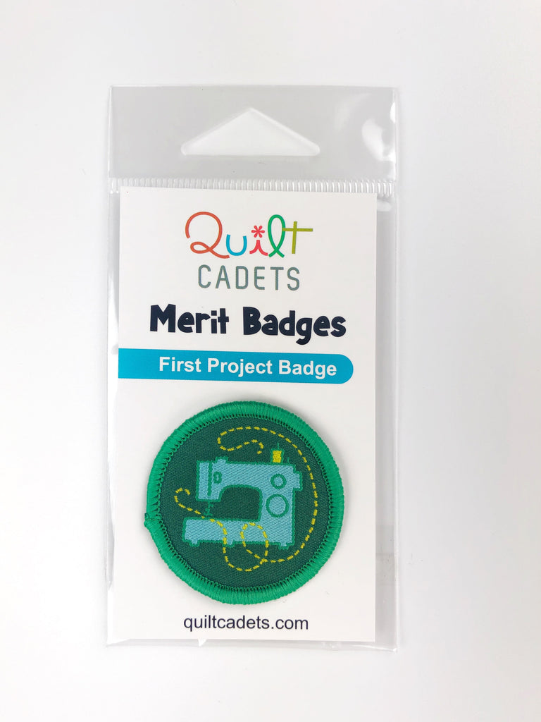 Quilt Cadets Merit Badge: First Project Badge Quilt Cadets Merit Badge: First Project Badge
