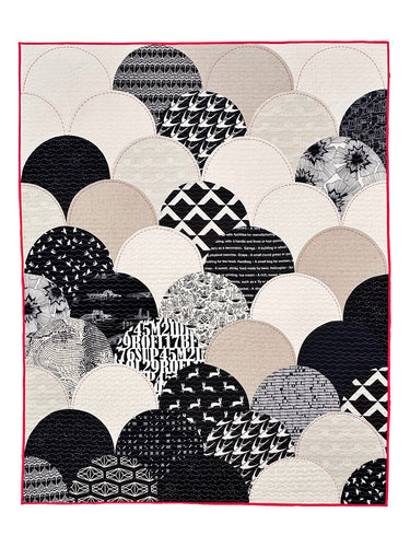 Sample Sale Quilt #25 - Glam Clam Black & White