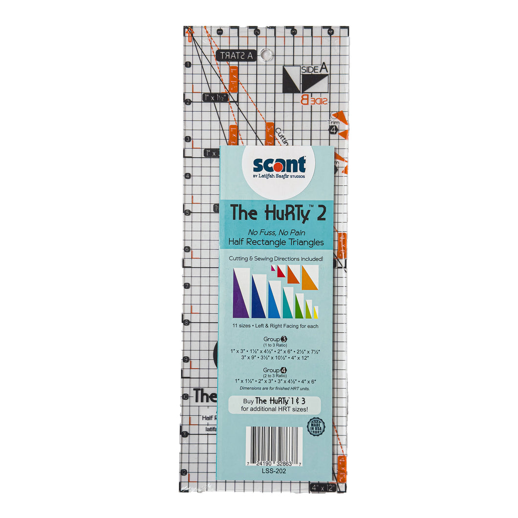 The HuRTy™ 2 - Half Rectangle Triangle Ruler by SCANT™