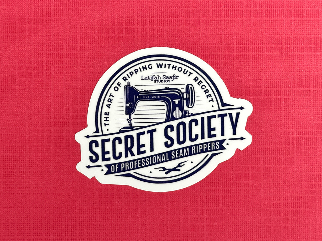 Secret Society Sticker (Back in stock!) – Latifah Saafir Studios