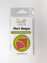 Quilt Cadets Merit Badge: Curved Sewing Badge